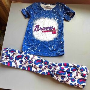 NWOT Kids Matching Set - Blue and White